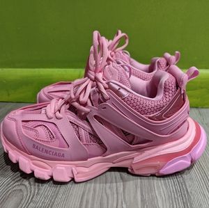 BALENCIAGA Pink 542023 Track Trainer Sneakers Size 39/ US 6